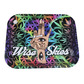 Wise skies hand design large rolling tray