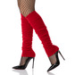 Leg warmers, red