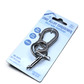 Zinc alloy carabiner with split ring and mini clips