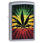 Zippo lighter rasta leaf 