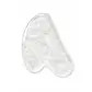 Clear quartz face roller 60-63g 14.2cm approx