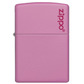 Pink matte zippo lighter