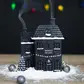 Haunted holiday house incense cone burner