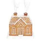 Gingerbread house incense cone burner