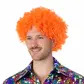 Afro wig, orange