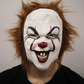 Crazy clown latex mask 
