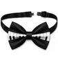 Bow tie clip on, piano