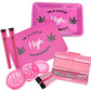 Pink high maintenance tray with cover set