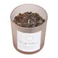 Full moon eucalyptus crystal chip candle