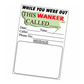 Memo pad, this wanker called