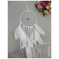 Dream catcher white with eye