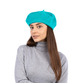 Beret hat, turquoise