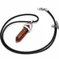 Tower shape crystal stone - red jesper 