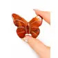 Red agate crystal butterfly