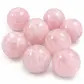 Rose quartz sphere crystal orb