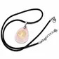 Pebble tree shape crystal stone - rose quartz