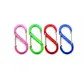 4 pack of s shape carabiners assorted