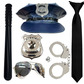 Blue special police accessories fancy dress set