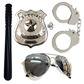 Unisex police officer fancy dress instant kit