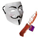 Anonymous mask & spider knife