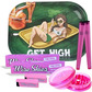 Pink get high rolling tray set