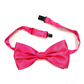 Bow tie clip on, pink