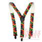 Hippy swirl suspender braces