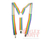 Rainbow suspender braces