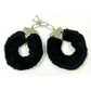 Fluffy handcuffs, black