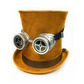 Steampunk brown & silver hat kit