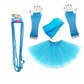 Baby blue 80s outfit instant kit