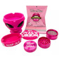 Deluxe pink alien ashtray set