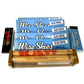Wise skies blue rolling papers & rolling machine