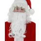 Deluxe santa beard, white 38cm