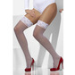 Sheer hold ups lace tops with silicone white