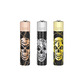 Clipper metal lighter skull