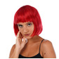 Bob wig, red