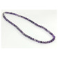 8mm beaded crystal stone necklace - amethyst