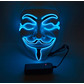 Anonymous led mask, blue