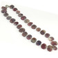 Crystal stone necklace 53cm - mixed tourmaline 