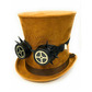 Brown steampunk hat set