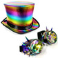 Rainbow top hat & rainbow goggles