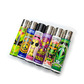 Assorted clipper lighters (tray of 40)