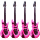 Pack of 4 inflatable guitars