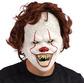 Scary clown latex mask