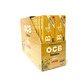 Ocb bamboo king size slim rolling paper with roach (box of 32)