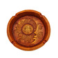 Orange sun & moon ashtray