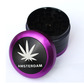 Purple black metal amsterdam grinder