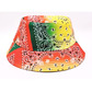 Bucket hat - paisley design 