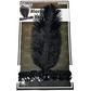 Black flapper headband